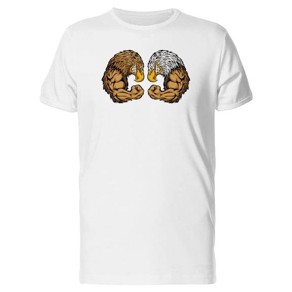 Bald And Golden Eagle Mascots Tee Men's -Image by Shutterstock