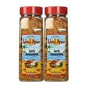 Island Spice Jerk Seasoning Product of Jamaica, Restaurant Size, 32 oz (2 Pack)