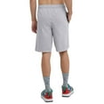thumbnail image 5 of Champion Men's, Powerblend, Fleece Midweight, Athletic Shorts with Pockets Reg. or Big, Oxford Gray C Patch Logo, X-Large Tall, 5 of 7