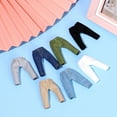 thumbnail image 5 of Multi-colors Casual Wears 1/11 1/12 Doll Leather Pants Denim Jeans Clothes Accessories Dolls Trousers KHAKI, 5 of 8