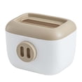 thumbnail image 4 of Dispensador de Cubierta de pañuelos Soledad Caja de almacenamiento de pañuelos faciales Beige, 4 of 10