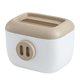 thumbnail image 3 of Dispensador de pañuelos faciales, elegante caja rectangular para guardar pañuelos. Beige, 3 of 9