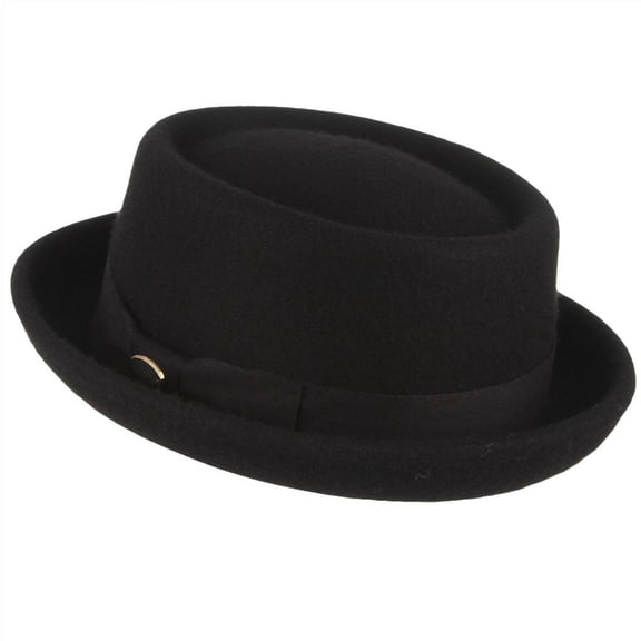 Giaone British Style Business Gentleman Hat Lightweight Trilby Hat for Masquerade
