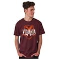 thumbnail image 5 of Virginia VA Pride Gameday Spirit Cool Men's Graphic T Shirt Tees Brisco Brands 4X, 5 of 6
