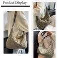 thumbnail image 2 of Kukuzhu Quilted Tote Bag for Women, Soft Puffer Tote Bag Lightweight Quilted Purse Cloud Pleated Shoulder Bag Handbag, 2 of 7