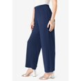 thumbnail image 2 of Roaman's Women's Plus Size Ultrasmooth Fabric Cropped Pant, 2 of 4