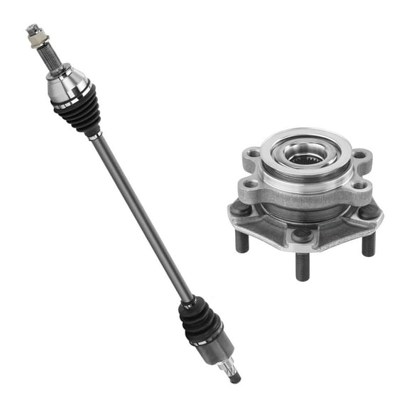 AutoShack Front Right CV Axle Shaft Wheel Hub Bearing Assembly Replacement for 2013-2019 Nissan Sentra FWD Passenger Side 5-Lug 5 HUB060200895