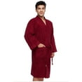 thumbnail image 5 of Men's Shortee Model Turkish Cotton Kimono Bathrobe White - Small/Medium, 5 of 5