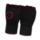 thumbnail image 4 of Vendas para manos de boxeo, guantes interiores acolchados, protección para manos, cómodas vendas para boxeo, correas de muñeca rápidas para ejercicio Negro y rojo, 4 of 8