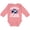 Mauve, variant on Scottish Pride Scotland Flag Boys or Girls Long Sleeve Baby Bodysuit