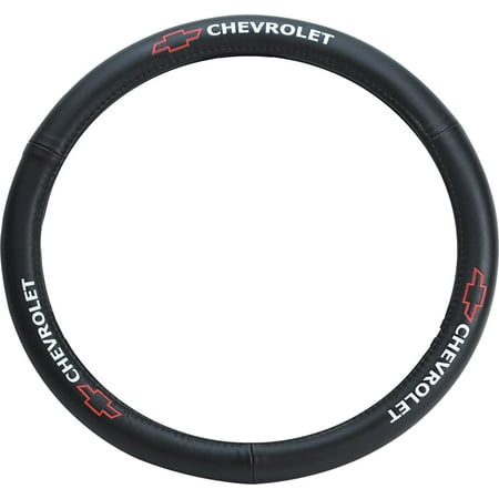 Pilot SW-111 Genuine Leather Steering Wheel Cover â Chevrolet Logo