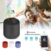 Bluetooth Speakers Portable Speaker, Clear Stereo Sound Speakers Bluetooth Wireless for Home Outdoors Travel, White