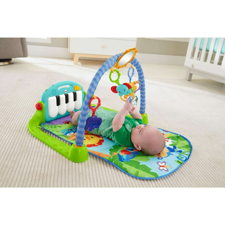 ② Salle de sport pour bébé Fisher-Price KICK & PLAY avec piano — Jouets