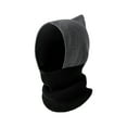 thumbnail image 2 of Winter Knitted Winter Hat Windproof Hooded Scarf Balaclava Beanie Hat for Women, 2 of 8