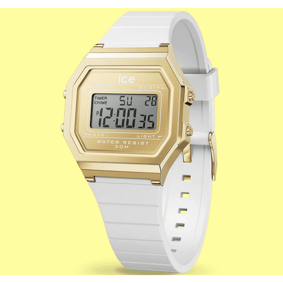 ICE Digit Retro White gold