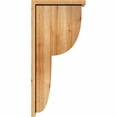 thumbnail image 3 of 8"W x 14"D x 30"H Crestline Rough Sawn Corbel w/Backplate, Western Red Cedar, 3 of 9