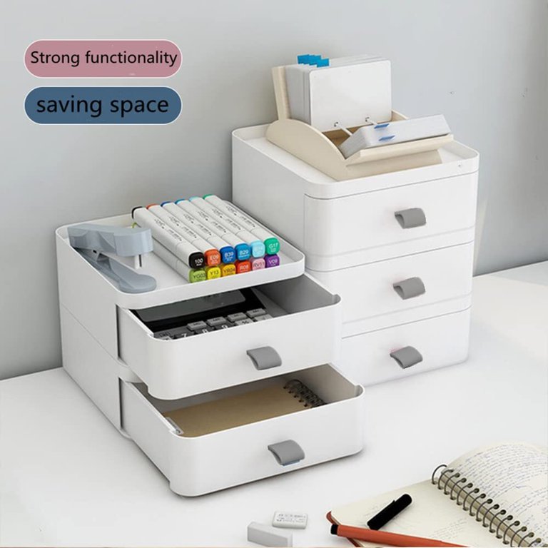 plastic stacking drawer small drawers for desktop Storage Cabinet Drawer
