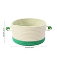 thumbnail image 3 of Weaving Storage Basket Desktop Storage Basket Toys Cosmetics Jewelry Storage Basket Small Basket Organizing Basket Rope Basket, 3 of 6