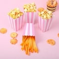 thumbnail image 5 of NOGIS 50 Pcs Disposable Paper Popcorn Boxes Bucket Candy Snack Container for Party, Popcorn Holders for Party Birthday Favor Supplies (Pink-Striped, 4.7x2.8 in), 5 of 7