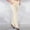 Beige, variant on Women'S Knitted Pants Solid Color Hight Waist Elastic Waist Curvy Micro Pull Slim Flare Trousers Pink XXL