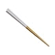 thumbnail image 4 of Palillos de acero inoxidable aptos para lavavajillas, palillos de metal coreanos sólidos Oro blanco, 4 of 8