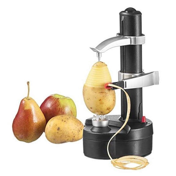 2026 New Electric Potato Peeler, Automatic Rotating Apple Peeler, Automatic Vegetable Peeler, Multifunction Stainless Steel Fruit Vegetable Potato Peeling Machine for Home Kitchen
