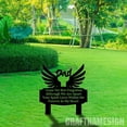 thumbnail image 4 of Craftnamesign Custom Dad Cross Memorial Metal Stake, Dad Remembrance Stake, Dad Loss Memorial, 4 of 4