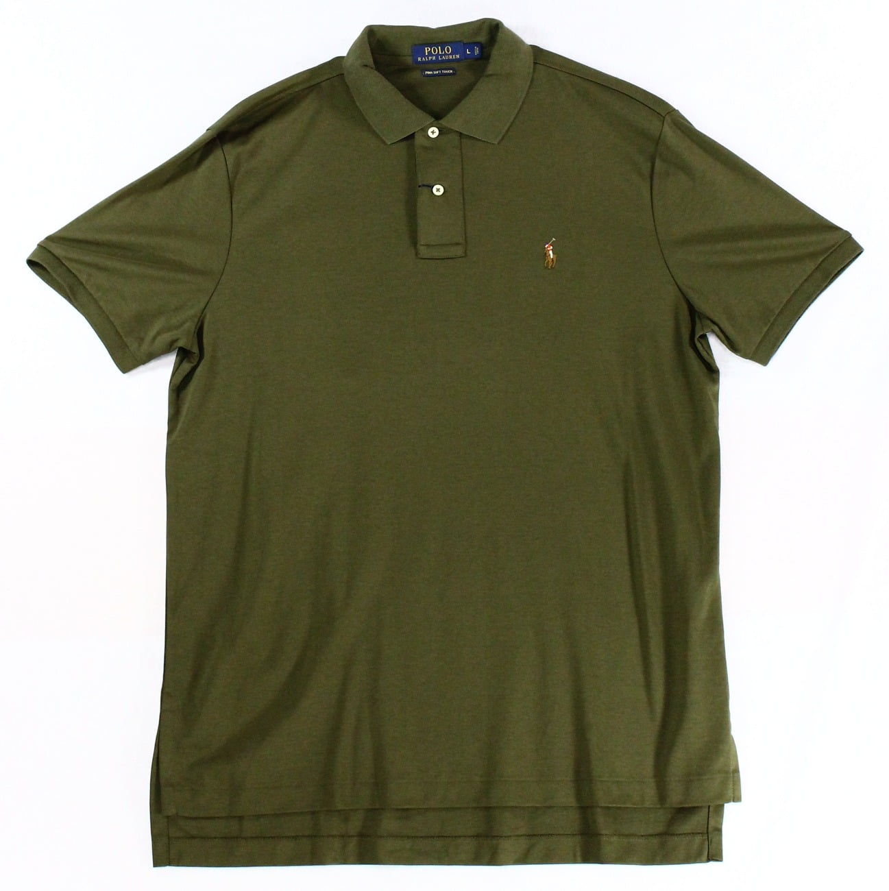 Olive green ralph lauren polo shirt Clearance