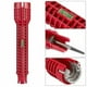 thumbnail image 2 of Llave multifunción para grifo de lavabo JAMW Rojo 1 ud, 2 of 5