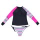 thumbnail image 1 of 1 juego de traje de baño, traje de baño dividido, encantador traje de baño de manga larga para mujer HOMEMAXS MX10971396, 1 of 6