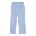 thumbnail image 5 of iHPH7 Straight Leg Pants Women, Gauze Pants, Loose Pants for Women Summer, Elastic Waist Pants for Women, Lightweight Pants Women, Sky Blue M, 5 of 9