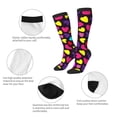 thumbnail image 5 of Vsdgher Colorful Hearts Print Thigh High Socks Extra Long Stretchy Sock Women Over Knee High Opaque Stocking Daily Wear, 5 of 5