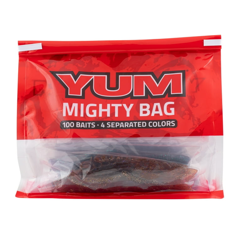YUM MIGHTY BAG 100 COUNT SPINE CRAW SPECIALS 