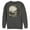 Charcoal Heather, variant on Men's Star Wars: The Mandalorian The Child Bounty Silhouette  Sweatshirt Charcoal Heather Large