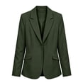 thumbnail image 5 of Sentmoon Women's Cardigan Solid Color Long Sleeve Lapel Button Down Blazer Jacket with Pockets Casual Suit Coat for Office Work S-XXXXXL, 5 of 6