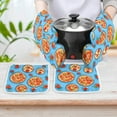 thumbnail image 6 of Fun Pizza Oven And Pot Holders Sets, Heat Resistant Pads Kitchen Decor for Cooking Baking BBQ Grilling, Christmas Kitchen Gifts, 6 of 6