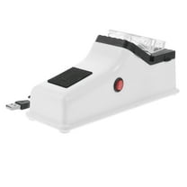 TAILTOSS Slip-Resistant Bottom Electric Cutter Sharpener White 1Set 8.5x3.5x2.6in