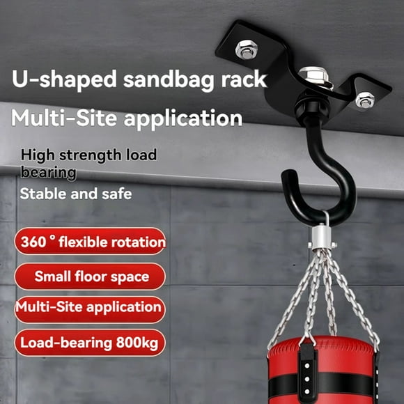 Ceiling Mount Heavy Bag Hanger Rack Punching Bag Hook