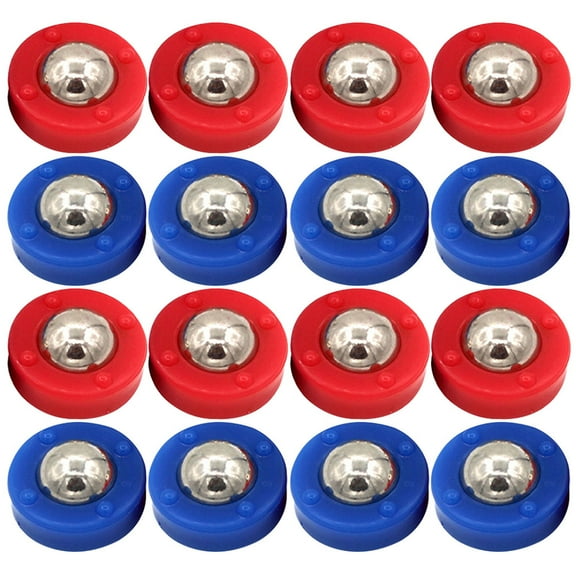 Masteelf 32pcs Tabletop Curling Game Pucks Replacement Shuffleboard Rollers Sliding Bead Games Accessories For Kids Adults Football