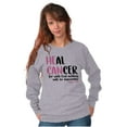 thumbnail image 3 of He Can Heal Cancer Religious BCA Women Crewneck Sweatshirt Brisco Brands X, 3 of 6