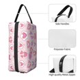 thumbnail image 3 of XMXT Large Capacity Makeup Bag, Love Heart Pink Candy Storage Bags Travel Toiletry Cosmetic Bag for Women Men, 3 of 9