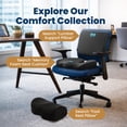 thumbnail image 3 of Everlasting Comfort Memory Foam Seat Cushion – Ergonomic U-Shaped Chair Pad for Tailbone Pain Relief, 3 of 9