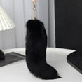 thumbnail image 5 of Faux Foxes Tail Key Rings Unique Foxes Tail Pendant Keychain Accessory Delicate Keyring Ornament for Women, 5 of 8