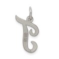 thumbnail image 4 of 925 Sterling Silver Dainty Letter T Initial Name Monogram Necklace Charm Pendant, 4 of 8