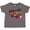 Charcoal Grey, variant on Born to Race- Red Race Car Boys or Girls Toddler T-Shirt