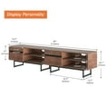 thumbnail image 6 of WAMPAT Modern TV Stand for up to 85 inch 2 in 1 Entertainment Center TV Console with Storage Cabinets Media Console for Living Room, 6 of 6