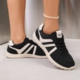 thumbnail image 2 of EKVAHL Orthopedic Walking Shoes for Women, Breathable Mesh Tennis Shoes, Wide Toe Box Zero‑Drop Casual Sneakers Black, 2 of 6