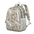 thumbnail image 2 of Cute Boxer Dog and Flowers Florals Backpack for School,Cute School Bag,Schoolbag with Adjustable Shoulder Straps & Padded Back,15"x11.42"x5.5", 2 of 6