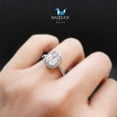 thumbnail image 2 of Emerald cut Cubic Zirconia / Sterling Silver 925 Ring / Rhodium plated Nickle-Free / MadDuckJewels RG1814 / Thailand Jewelry, 2 of 4