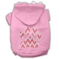 thumbnail image 6 of Christmas Pet, Dog  Cat Hoodie Rhinestone, "Candy Cane Chevron Paw", 6 of 10